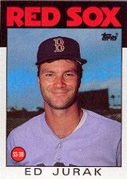 1986 Topps Baseball Cards      749     Ed Jurak